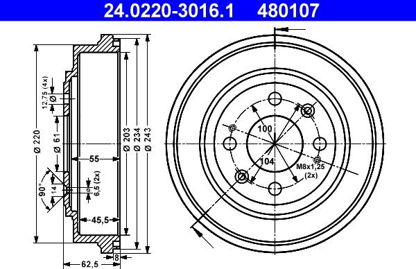 ATE 24.0220-3016.1 - Jarrurumpu inparts.fi