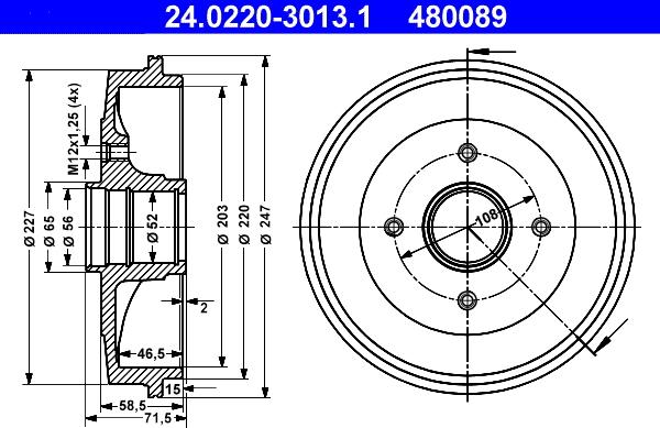 ATE 24.0220-3013.1 - Jarrurumpu inparts.fi