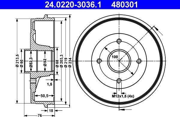 ATE 24.0220-3036.1 - Jarrurumpu inparts.fi