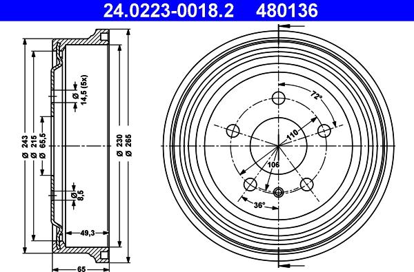 ATE 24.0223-0018.2 - Jarrurumpu inparts.fi