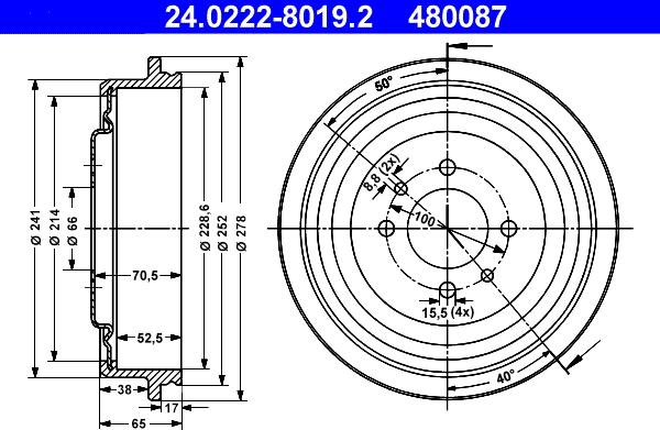 ATE 24.0222-8019.2 - Jarrurumpu inparts.fi