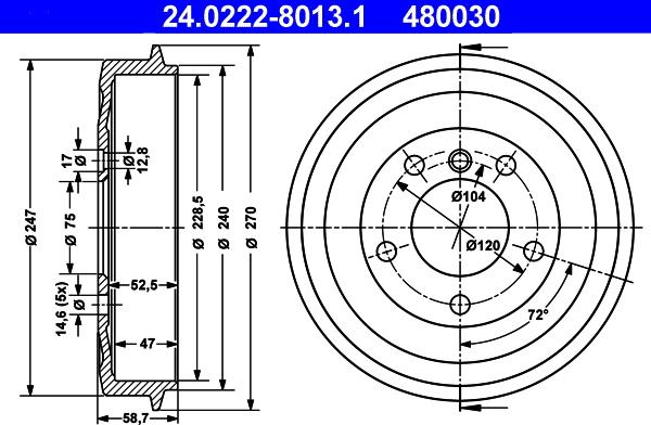 ATE 24.0222-8013.1 - Jarrurumpu inparts.fi