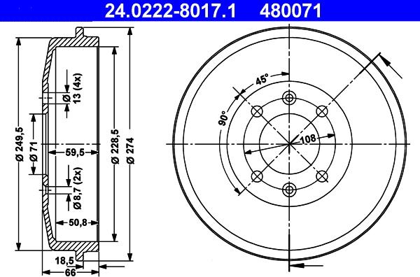 ATE 24.0222-8017.1 - Jarrurumpu inparts.fi