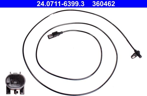 ATE 24.0711-6399.3 - ABS-anturi inparts.fi