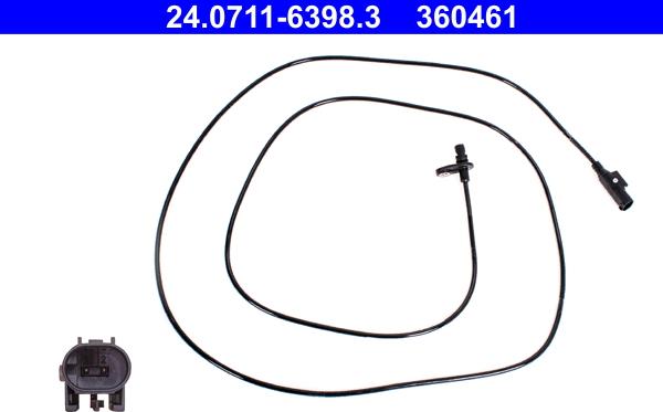 ATE 24.0711-6398.3 - ABS-anturi inparts.fi