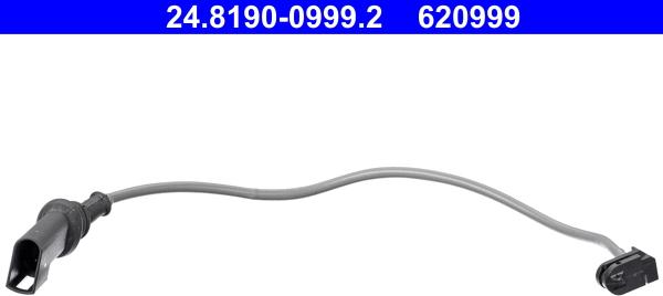 ATE 24.8190-0999.2 - Kulumisenilmaisin, jarrupala inparts.fi