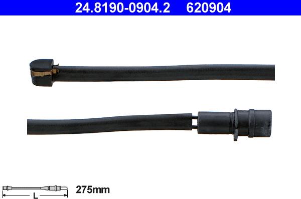 ATE 24.8190-0904.2 - Kulumisenilmaisin, jarrupala inparts.fi