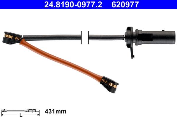ATE 24.8190-0977.2 - Kulumisenilmaisin, jarrupala inparts.fi