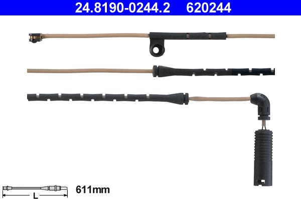 ATE 24.8190-0244.2 - Kulumisenilmaisin, jarrupala inparts.fi