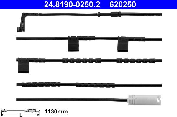 ATE 24.8190-0250.2 - Kulumisenilmaisin, jarrupala inparts.fi