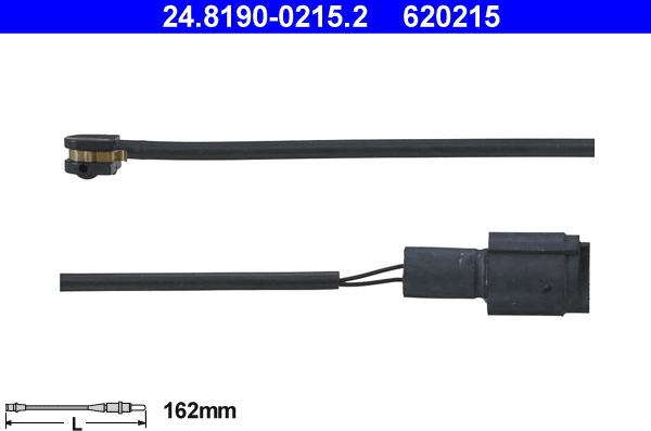 ATE 24.8190-0215.2 - Kulumisenilmaisin, jarrupala inparts.fi