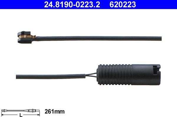 ATE 24.8190-0223.2 - Kulumisenilmaisin, jarrupala inparts.fi