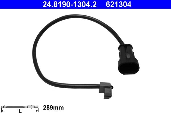 ATE 24.8190-1304.2 - Kulumisenilmaisin, jarrupala inparts.fi