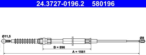 ATE 24.3727-0196.2 - Vaijeri, seisontajarru inparts.fi