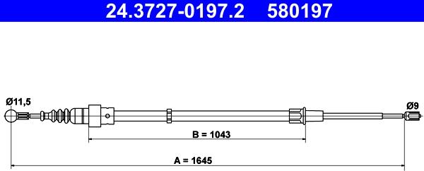 ATE 24.3727-0197.2 - Vaijeri, seisontajarru inparts.fi