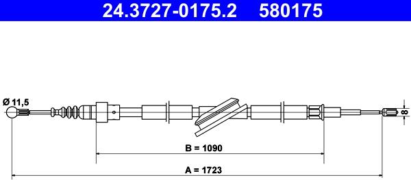 ATE 24.3727-0175.2 - Vaijeri, seisontajarru inparts.fi