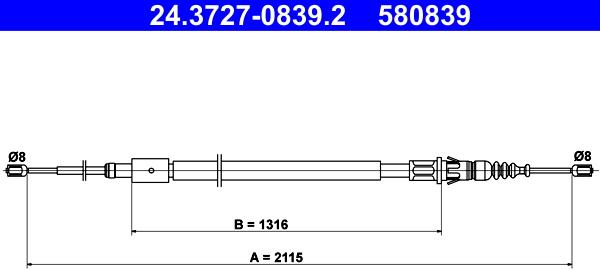 ATE 24.3727-0839.2 - Vaijeri, seisontajarru inparts.fi