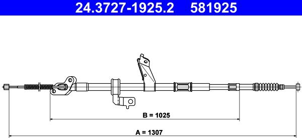 ATE 24.3727-1925.2 - Vaijeri, seisontajarru inparts.fi