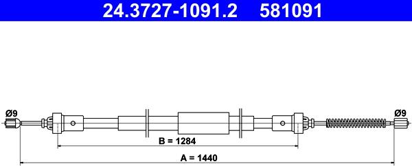 ATE 24.3727-1091.2 - Vaijeri, seisontajarru inparts.fi