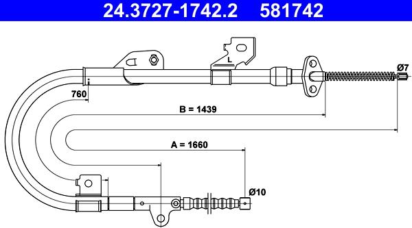 ATE 24.3727-1742.2 - Vaijeri, seisontajarru inparts.fi