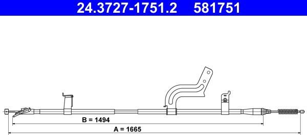 ATE 24.3727-1751.2 - Vaijeri, seisontajarru inparts.fi