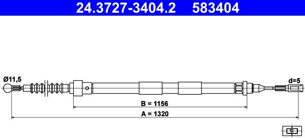 ATE 24.3727-3404.2 - Vaijeri, seisontajarru inparts.fi