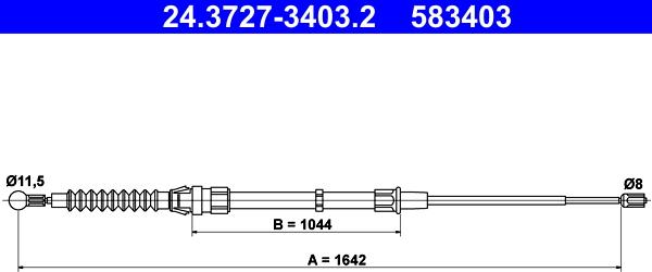 ATE 24.3727-3403.2 - Vaijeri, seisontajarru inparts.fi