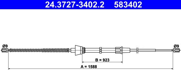 ATE 24.3727-3402.2 - Vaijeri, seisontajarru inparts.fi