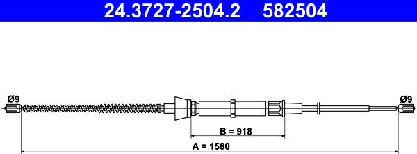 ATE 24.3727-2504.2 - Vaijeri, seisontajarru inparts.fi