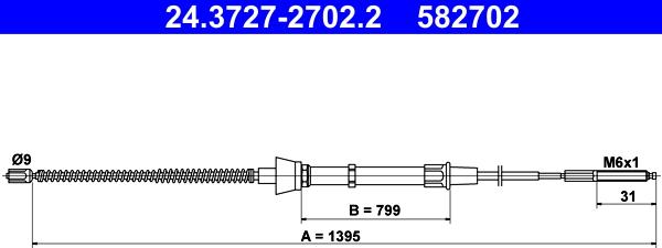 ATE 24.3727-2702.2 - Vaijeri, seisontajarru inparts.fi