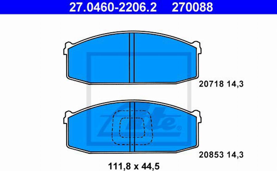 ATE 270088 - Jarrupala, levyjarru inparts.fi