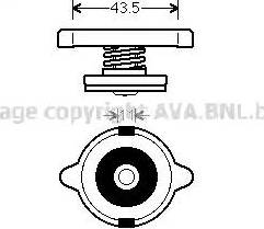 Ava Quality Cooling 980014 - Korkki, jäähdytin inparts.fi