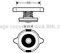 Ava Quality Cooling 980011 - Korkki, jäähdytin inparts.fi