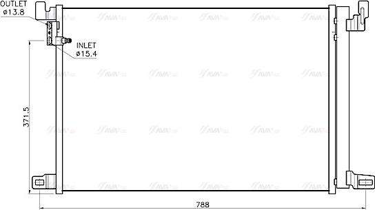 Ava Quality Cooling AI5459D - Lauhdutin, ilmastointilaite inparts.fi