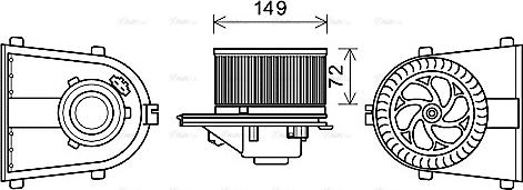 Ava Quality Cooling AI8378 - Sisätilapuhallin inparts.fi