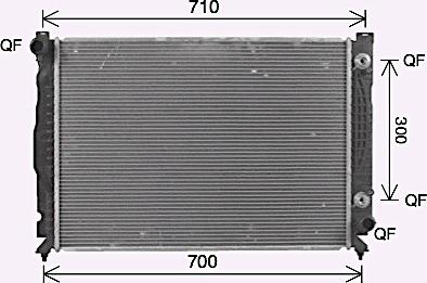 Ava Quality Cooling AI2431 - Jäähdytin,moottorin jäähdytys inparts.fi