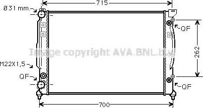 Ava Quality Cooling AI 2109 - Jäähdytin,moottorin jäähdytys inparts.fi