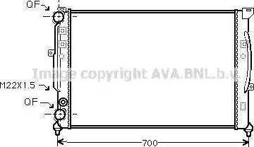 Delphi RA87222-11B1 - Jäähdytin,moottorin jäähdytys inparts.fi