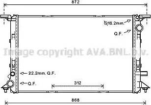 Ava Quality Cooling AI2363 - Jäähdytin,moottorin jäähdytys inparts.fi