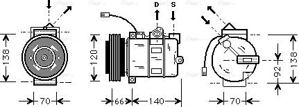 Ava Quality Cooling AIAK150 - Kompressori, ilmastointilaite inparts.fi