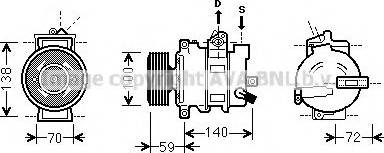 Ava Quality Cooling AIAK314 - Kompressori, ilmastointilaite inparts.fi