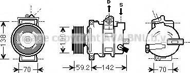 Ava Quality Cooling AIAK337 - Kompressori, ilmastointilaite inparts.fi