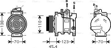 Ava Quality Cooling AIAK227 - Kompressori, ilmastointilaite inparts.fi