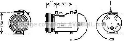 Ava Quality Cooling AI K144 - Kompressori, ilmastointilaite inparts.fi