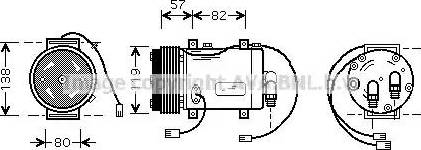 Ava Quality Cooling AI K143 - Kompressori, ilmastointilaite inparts.fi