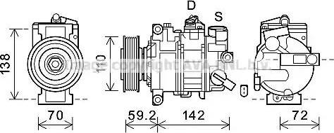 Ava Quality Cooling AIK399 - Kompressori, ilmastointilaite inparts.fi