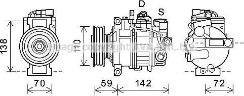 Ava Quality Cooling AIK396 - Kompressori, ilmastointilaite inparts.fi