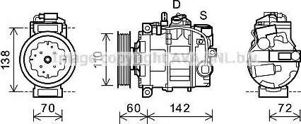 Ava Quality Cooling AIK344 - Kompressori, ilmastointilaite inparts.fi