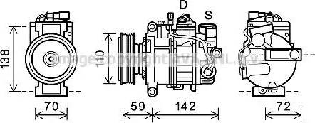 Ava Quality Cooling AIK341 - Kompressori, ilmastointilaite inparts.fi