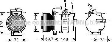 Ava Quality Cooling AIK312 - Kompressori, ilmastointilaite inparts.fi